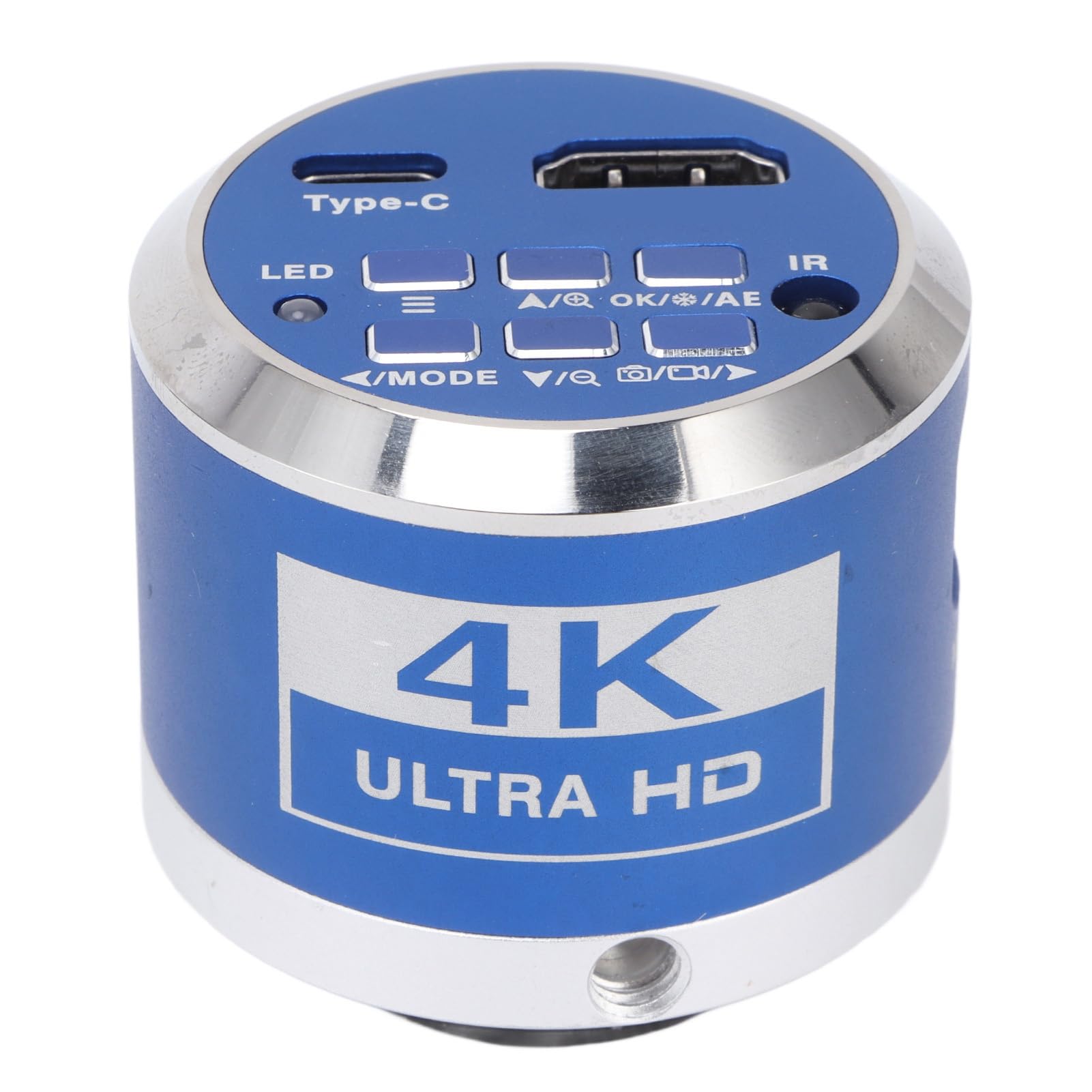 Eujgoov Cámara de Microscopio 4K con 30FPS para Interfaz de 25 Mm Uso