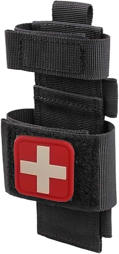 Miniatura 7 de 1000D (Molle Tourniquet Pouch Holder + Shear + Pen) Cinturón táctico Trauma Juego de bolsa de cizalla médica