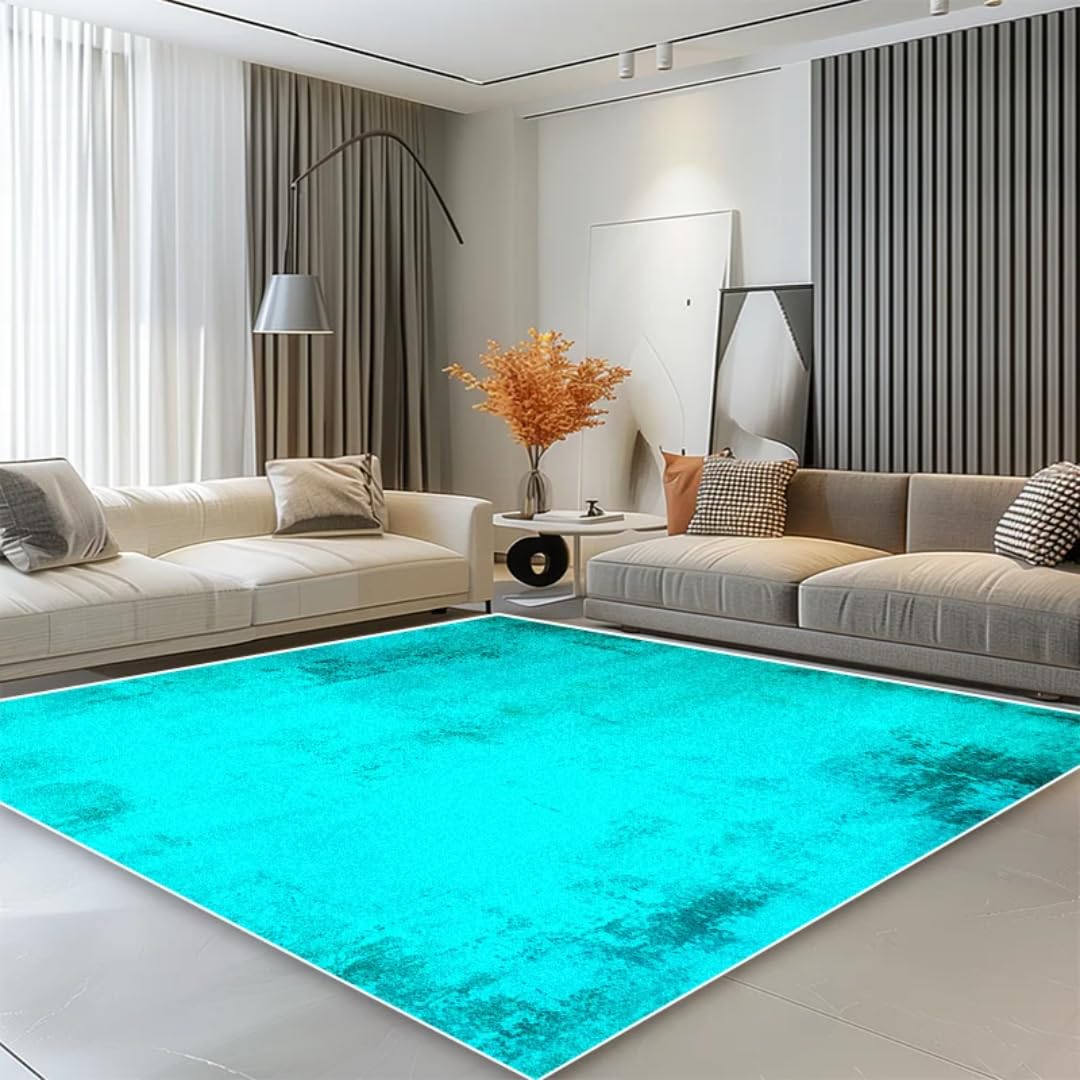 Tapis salon blanc au design minimaliste pour illuminer une chambre spacieuse et reposante