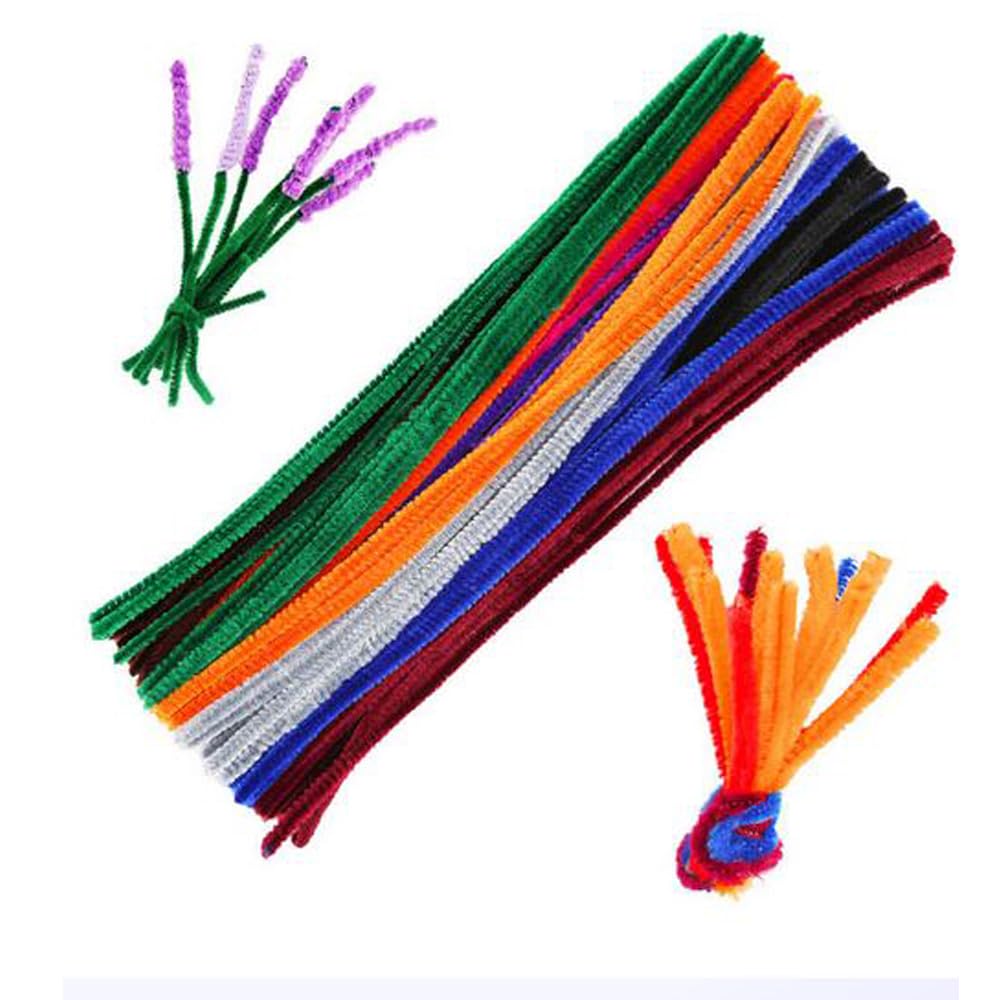 ArkCRAFT Pipe Cleaners (Chenille) - 300mm X 4mm Pk-100 (Assorted)