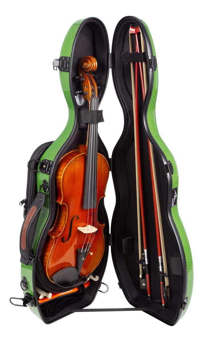 Custodia per violino Fiberglass Ultra Light 4/4 special green M-Case