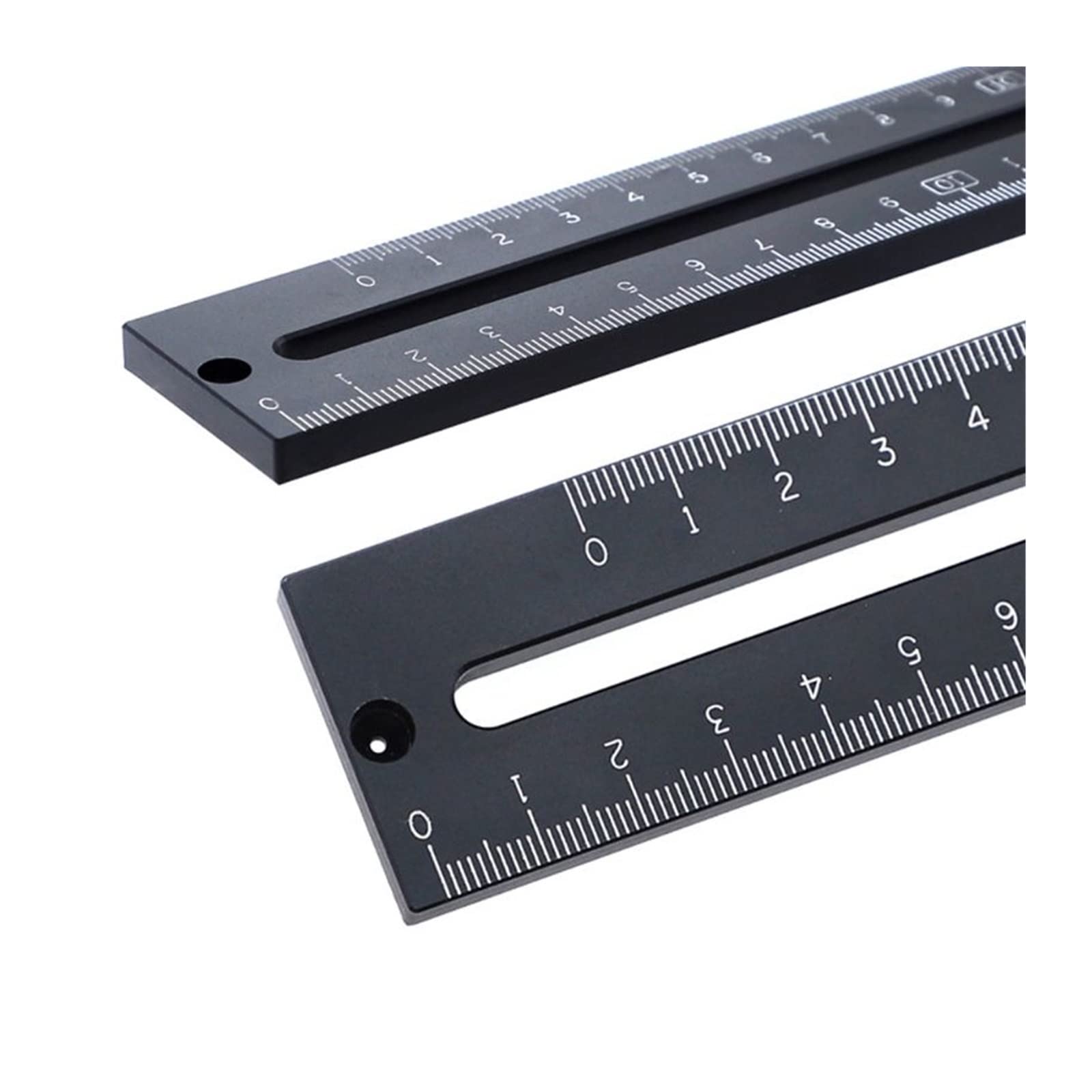 Blok montażowy, Stop aluminium 180/280mm Skala Miarka metryczna linijka do trasowania w kształcie litery T Narzędzie znakowania stolarki stolarskiej dla cieśli i budownictwa(280mm)