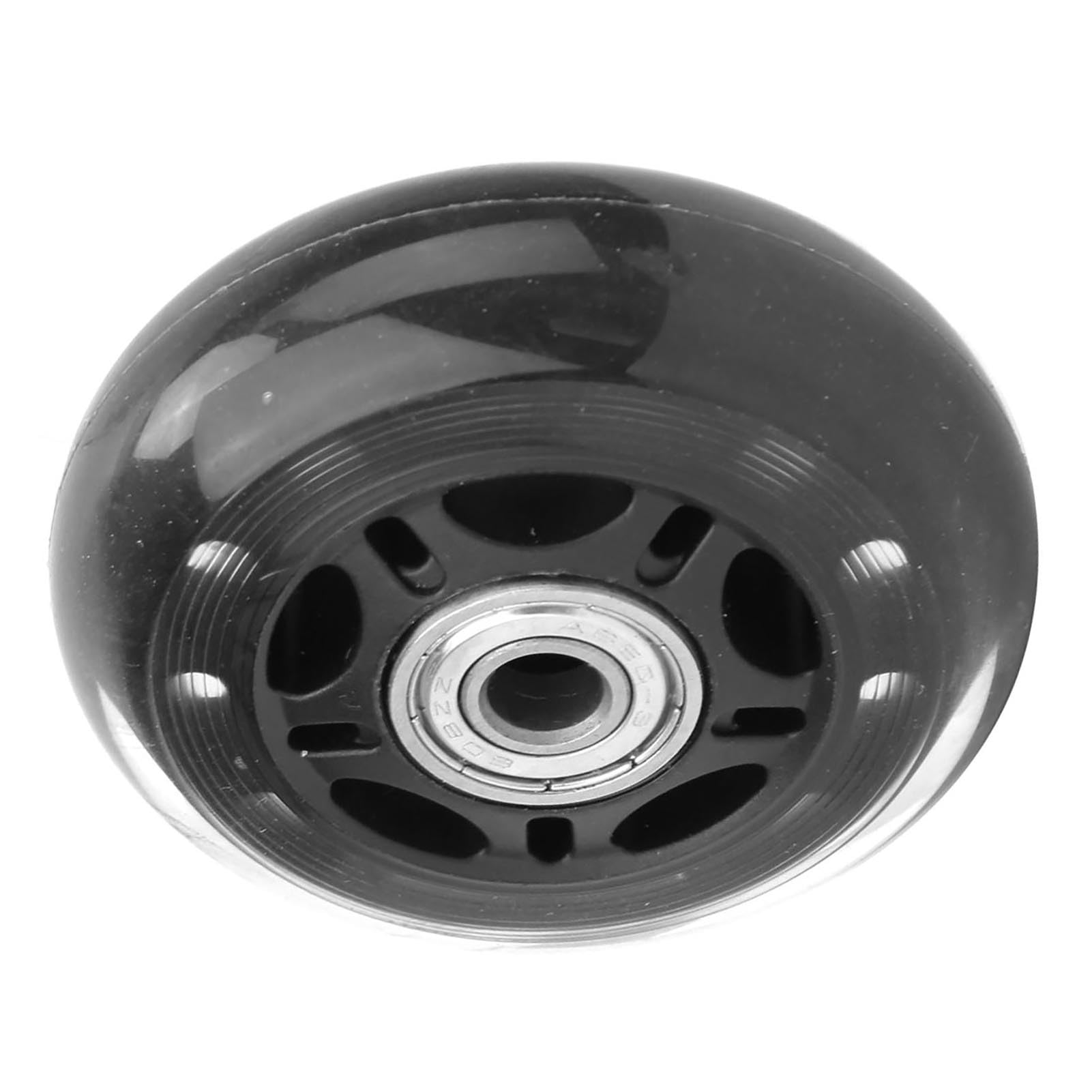 Dioche 2 Ruedas Cvpkg Gl3 Pulgadas de PU Silenciosas Transparentes con Rodamiento 608ZZ - Duraderas y Resistentes Al Desgaste - Reemplazo Perfecto para Accesorios de Carritos de Equipaje
