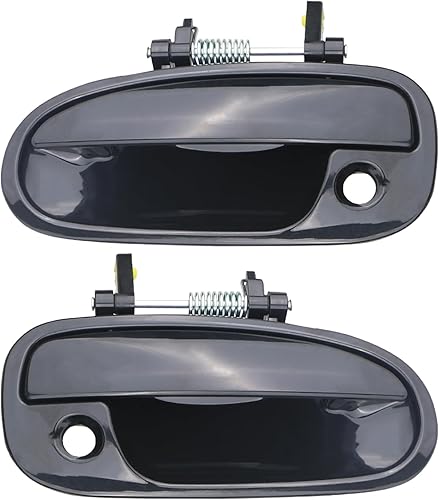 Miniatura 6 de Manija de puerta exterior del pasajero delantero lado derecho con orificio para llave compatible con Honda Civic 1996 1997 1998 1999 2000 Reemplazo