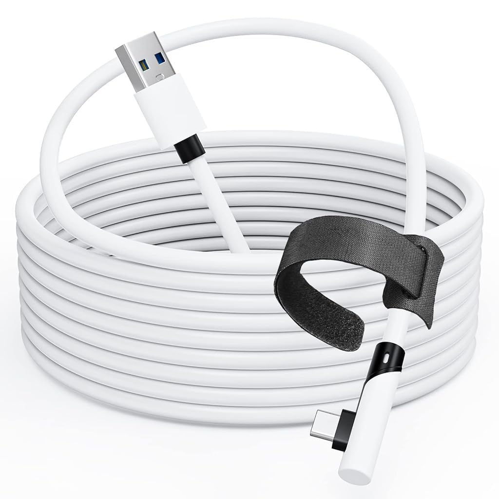Verilux® Link Cable 16.8 FT Compatible with Meta Quest 3/Quest 2/Pro and PC/Steam VR, High Speed PC Data Transfer, USB 3.0 to USB C Cable for VR Headset and Gaming PC (B0D4HWRMMR) Amazon Price History, Amazon Price Tracker