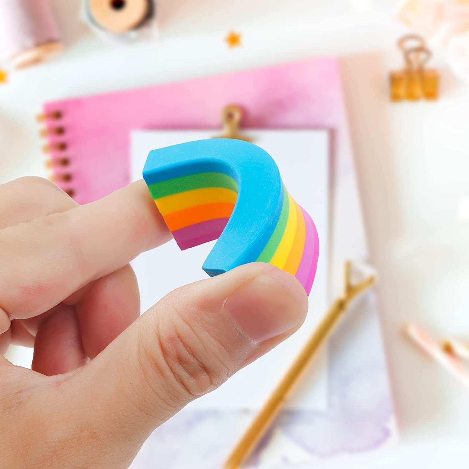 150 Stück Lustige Radiergummis Tiere - Bunte Mini Radierer Für Kinder & Schule