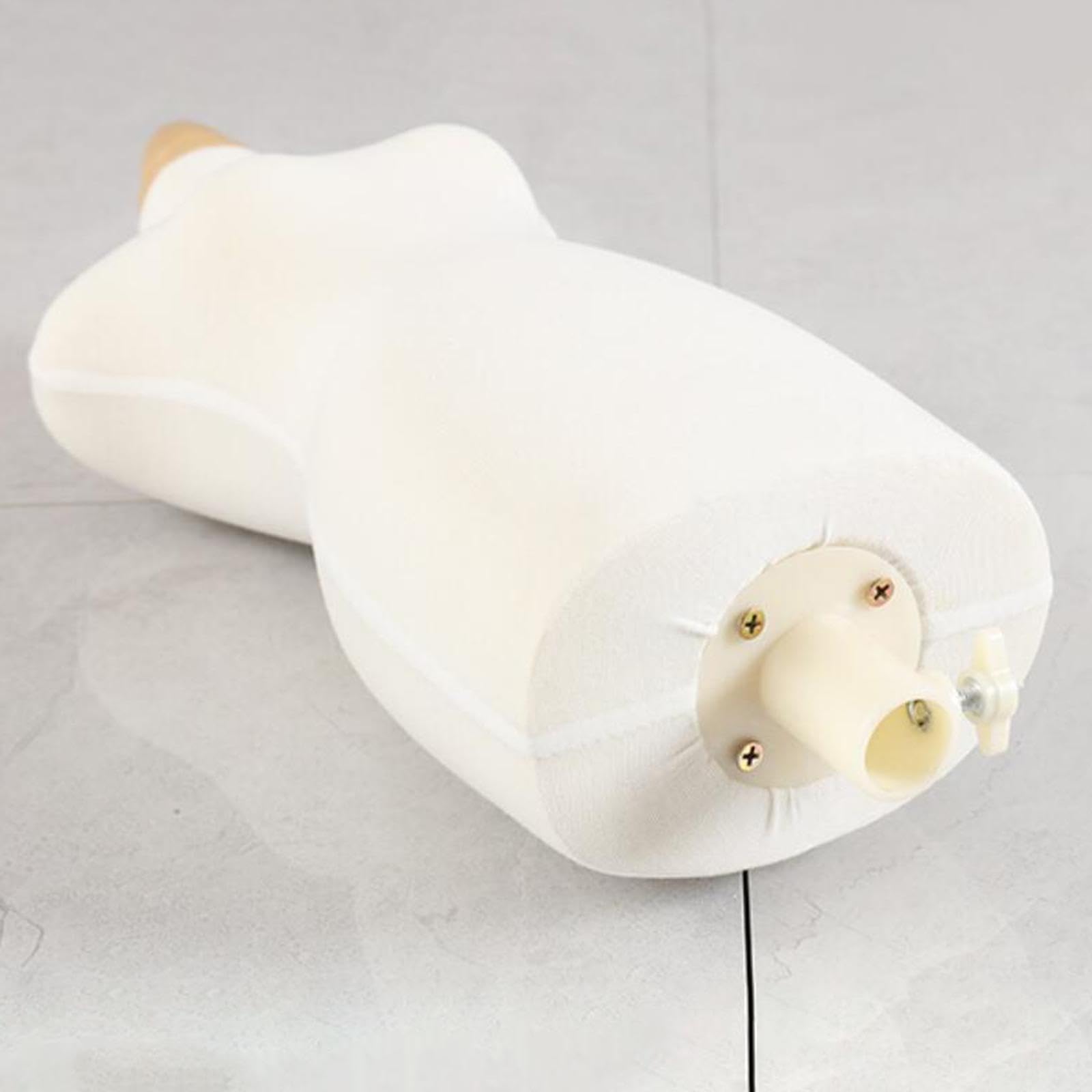 Puppenkleiderständer Schneiderpuppe Mini Schneiderbüste Dressform Torso für Puppenkleider Aus Robustem Holz PP PE Material für Näharbeiten Kinder, 26 cm runder Sockel
