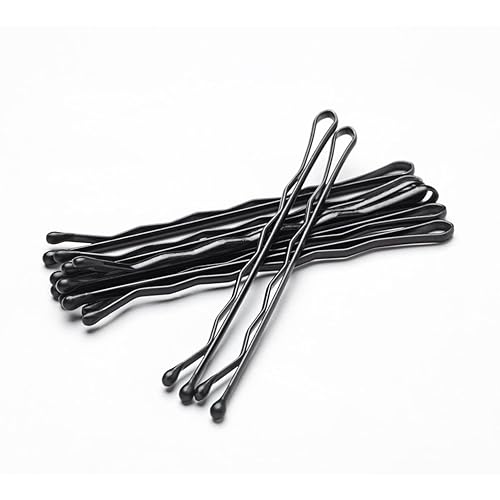 Miniatura 6 de MORGLES - Horquillas grandes de 2.75 pulgadas, color negro, para mujeres y niñas, con caja, 120 unidades (negro, 2.75 pulgadas)