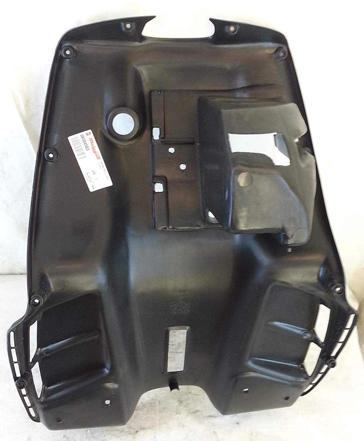 Un Par Camamoto Cod. 77390105 Plastique Carénage Arrière Siège Noir Brillant Compatible Avec Malaguti Phantom F12 Année 2003 2004 2005 2006 2007 |ref. Orig. Malaguti 06310970