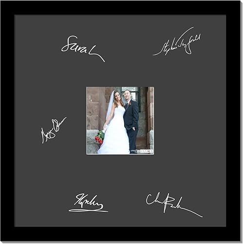 Vista 17 de Creative Picture Frames Marco distintivo de 5 x 7 – 16 x 20Bk-B – Marco de fotos con paspartú negro con capacidad para soportes de 5 x 7 pulgadas