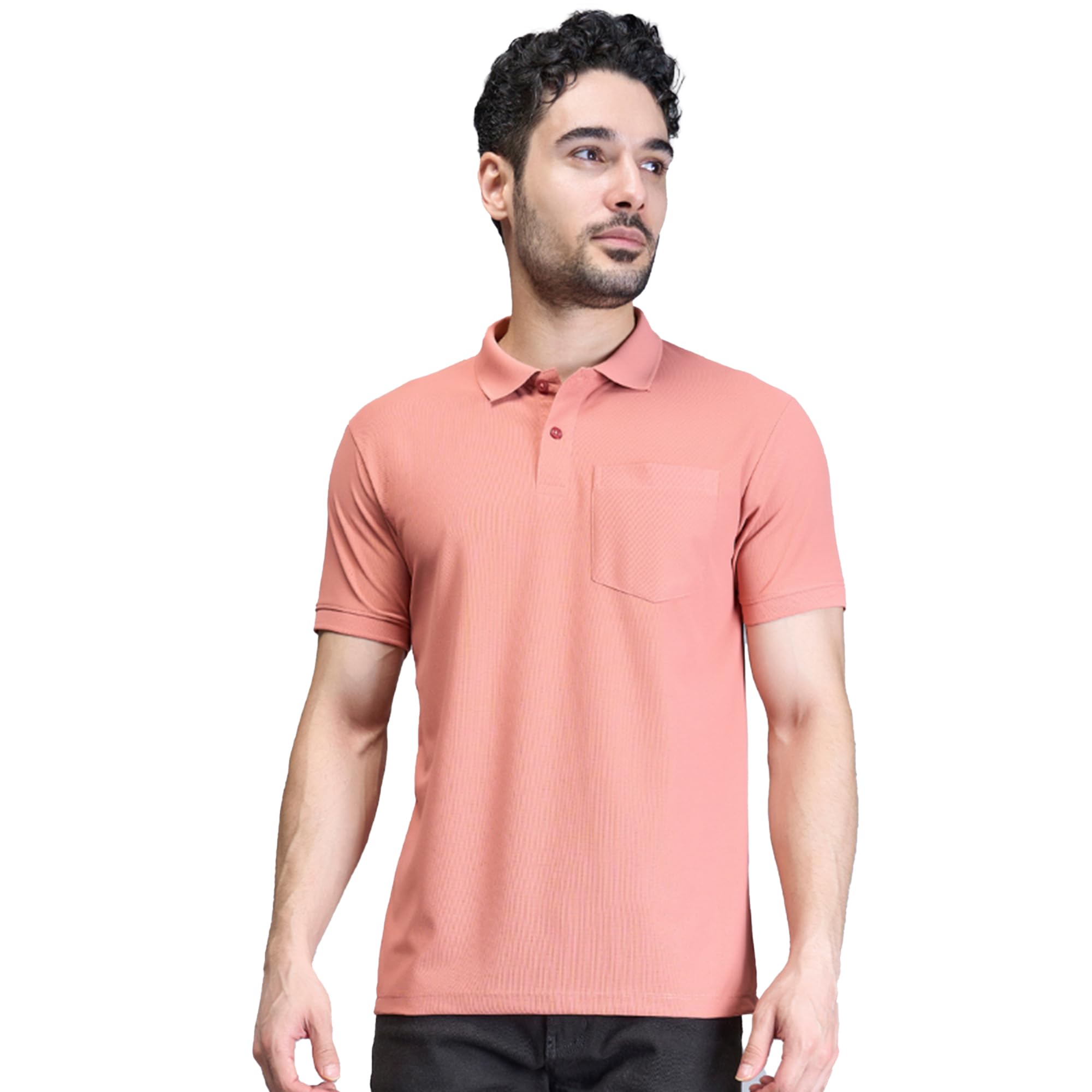 Maxzone Clothing's Smart Tech Pocket Polo Tshirt Collection 100 Percent Micro Polyster | Plain Solid with Pocket
