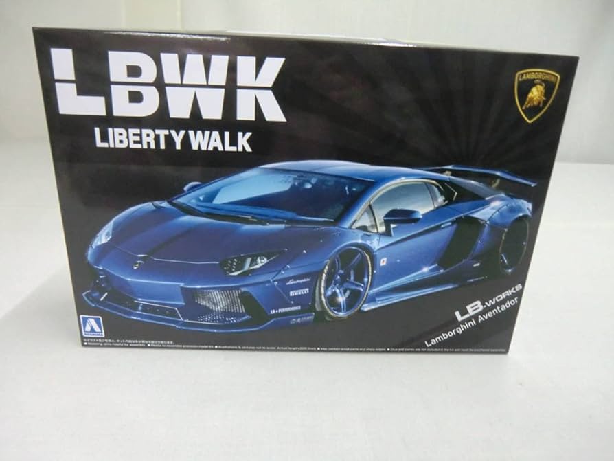 アオシマ LBWK Lamborghini Aventador Ver.2完成品 AOSHIMA Plastic model 1/24 LB-WORKS Lamborghini Aventador