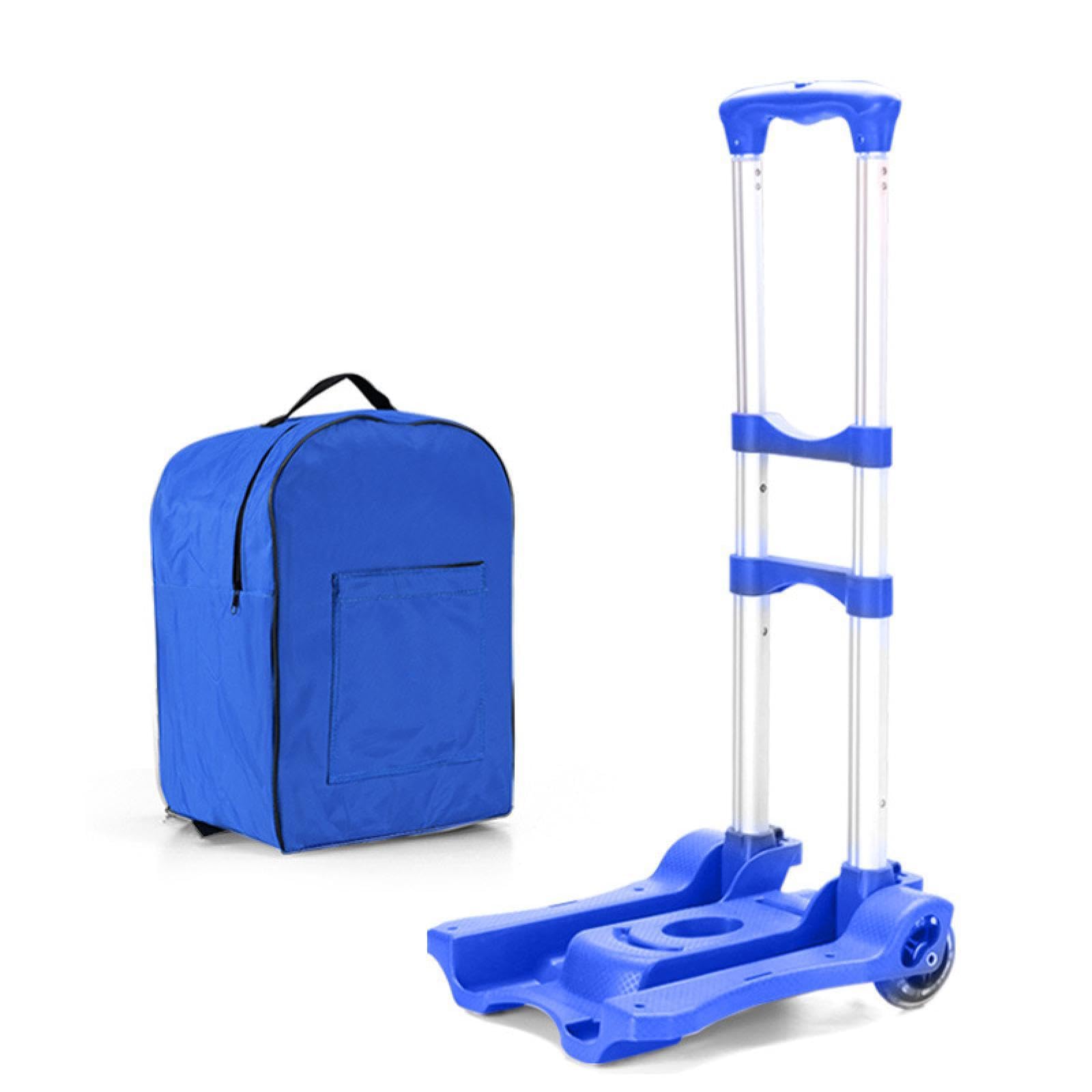 Carrello pieghevole per la spesa, carrello portatile per viaggi, casa e bagagli, design compatto e leggero, comoda soluzione di trasporto