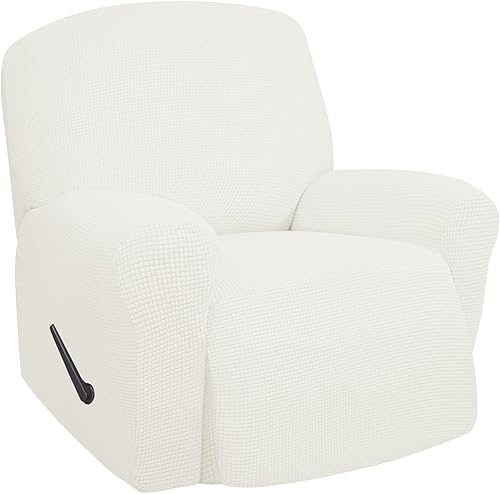 Easy-Going Funda elástica para sofá reclinable de gran tamaño, 1 pieza, protector de muebles suave con parte inferior elástica para niños, poliéster disponible en Yaxa Peru