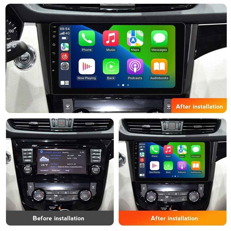 Amazon.com: 6+128GB 8Core Car Radio for Nissan Rogue XTrail X