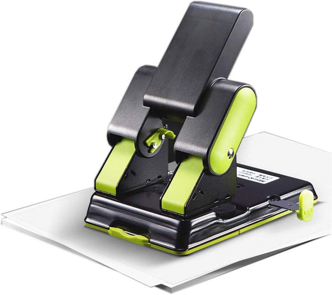 Hanchen - Perforatrice manuale a 2 fori, capacità 70 fogli, profondità 12 mm