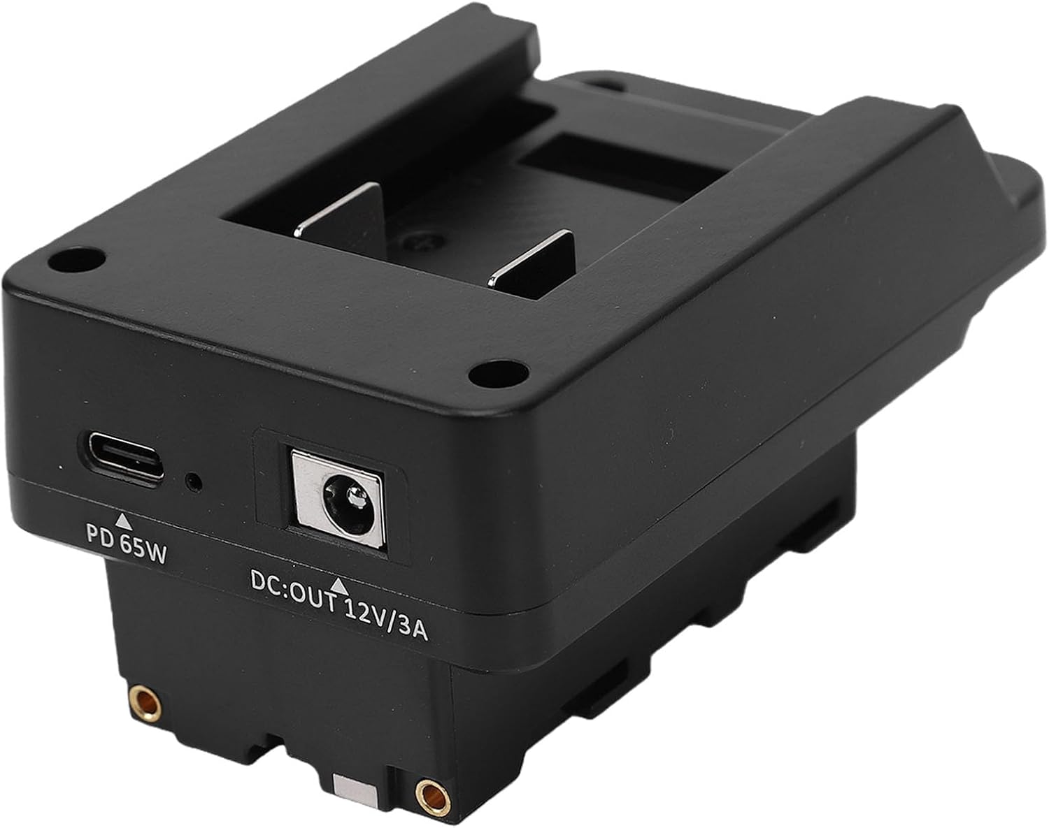 Zunate Power Tool Battery Adapter Converter, Fast Charging Dual Sided Dummy Battery with USB C & DC5525 Output, Builtin Smart Protection for Cordless Tool Power Supply