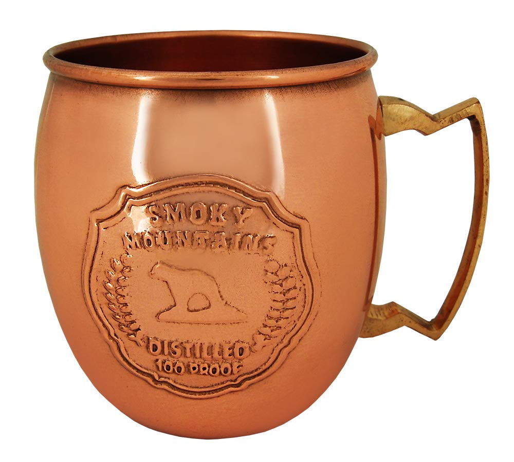 Americaware Smoky Mountains Embossed Copper Moscow Mule Mug