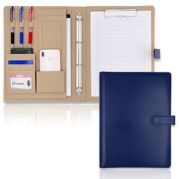 Amazon | MT's SHOP クリップボード A4 二つ折り PU レザー 多