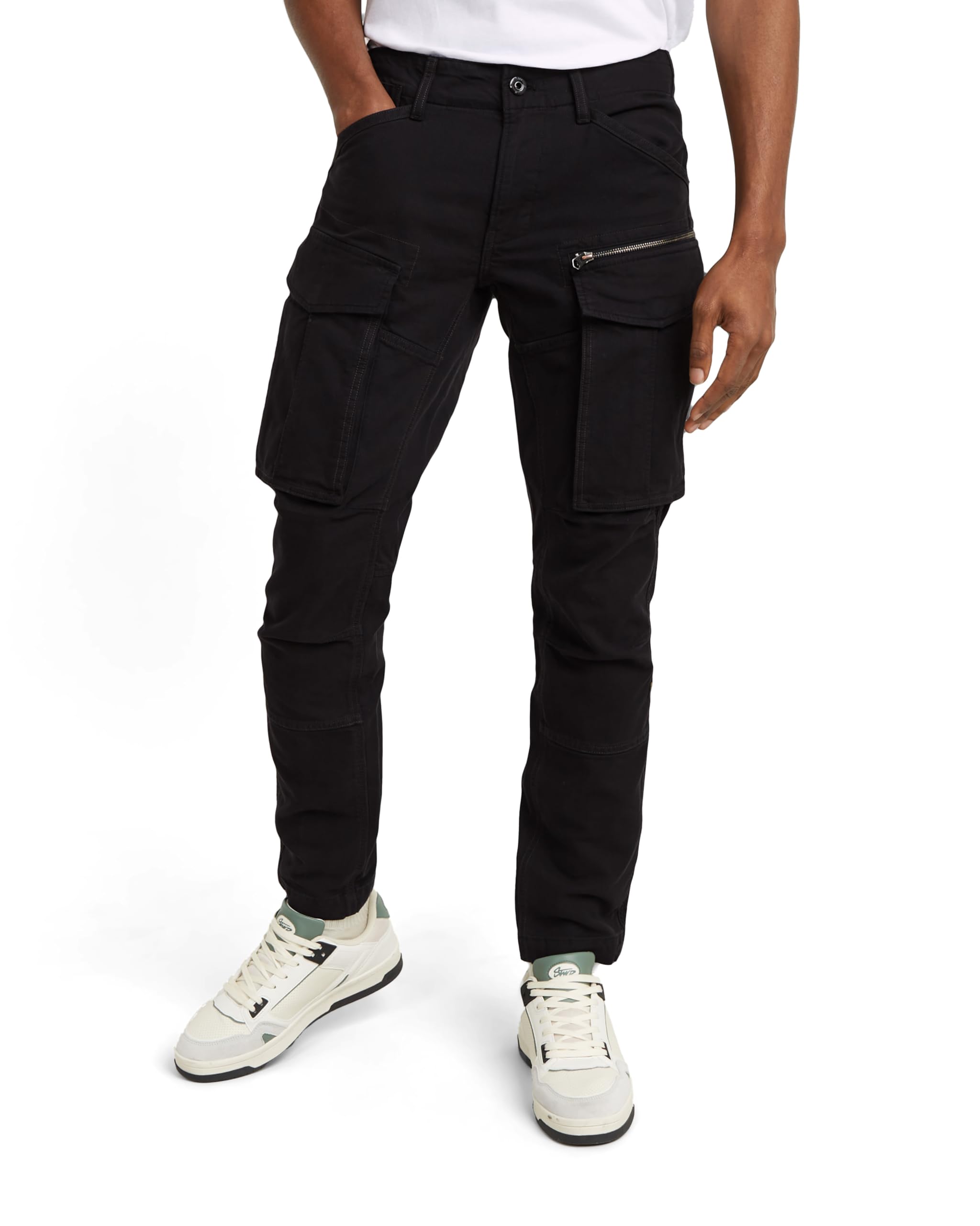 G-STAR Men's Rovic Zip 3D Regular Tapered Pants, Black (dk Black gd D02190-D752-B564), 30W / 32L