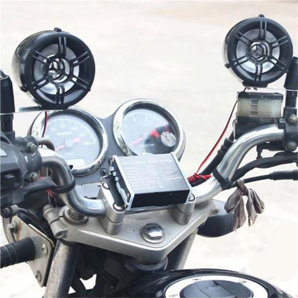 Lenker Musik Lautsprecher Motorrad-Lautsprecher, Motorrad-Lenker, Modifiziertes Audio Mit LED-Leuchten, Motorrad-Zubehör
