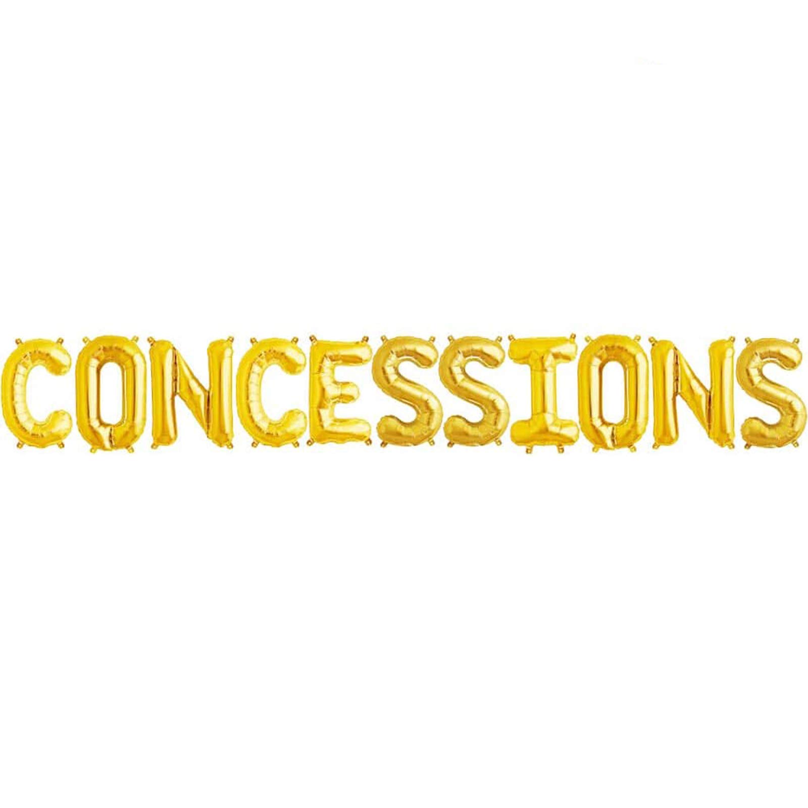 Concessions Balloons, Concessions Party Banner, Baseball Football Soccer Basketball Sports Game Day Theme Gender Reveal Baby Shower Birthday Party Supplies Decoration