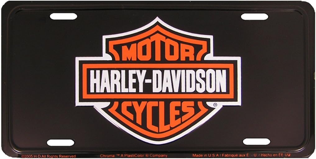 Harley Davidson Logo License Plate - #1846 By Chroma