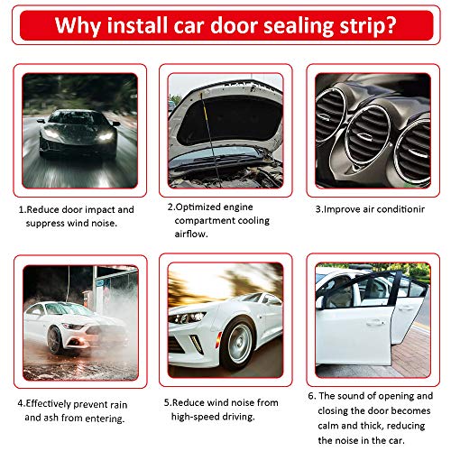 Automotive Door Rubber Seal Trim Seal Strip With Side Bulb For Cars, Boats, Trucks, Rvs And Home Applications - Pvc Bulb Trim With Epdm Rubber Seal (20Ft) #TOP5