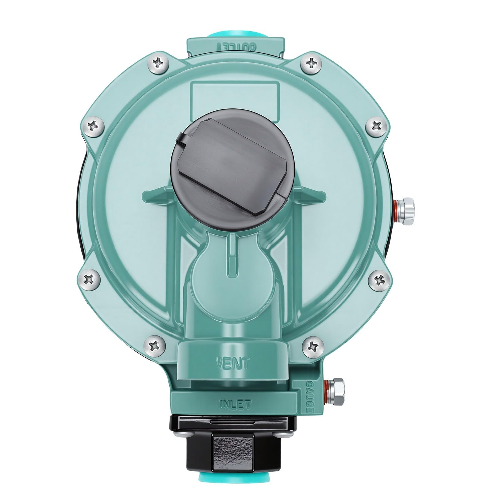Regulador de Gas de Segunda Etapa, Salida Ajustable de 3/4 Pulgadas para Generador de Calentador, Gas Natural, LP, 1 Unidad