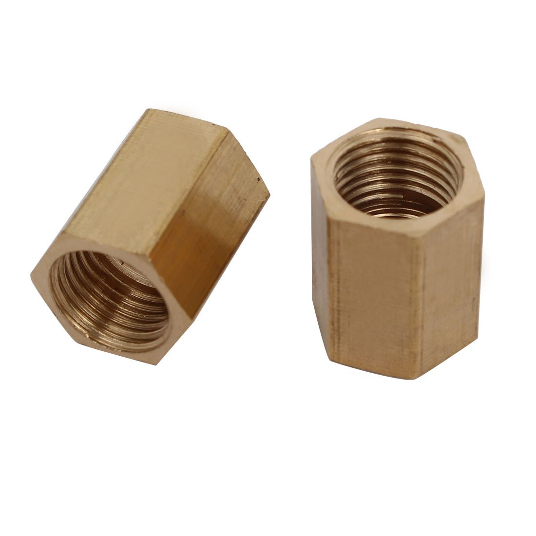 Lot De 10 écrous De Blocage Hexagonaux En Laiton - Filetage Femelle 1/4 BSP