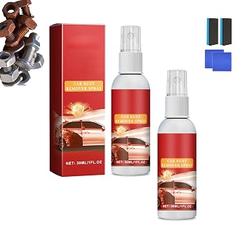 Multifunctional Efficient Long-Lasting Car Rust Remover Spray, Nano Rust Remover, Fast-Acting Oxidation Removers, Easy to Sprays, for Tools, Metals and Car Parts 2PCS