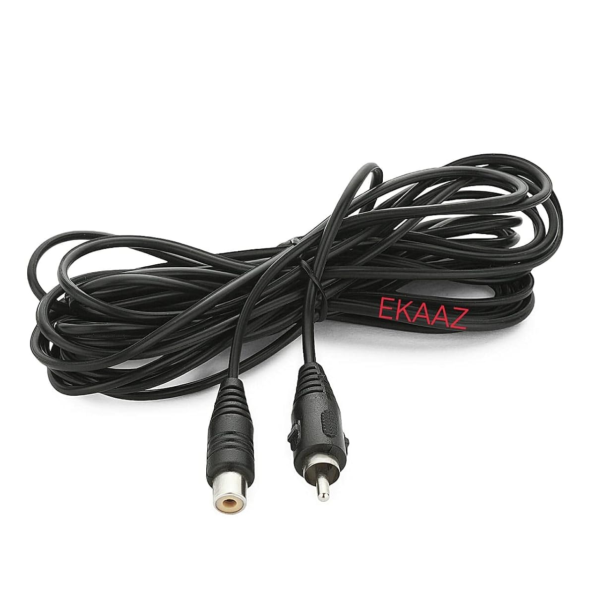 EKAAZ Audio Video Rca Extension Rca Cable Male To Female For Speaker,