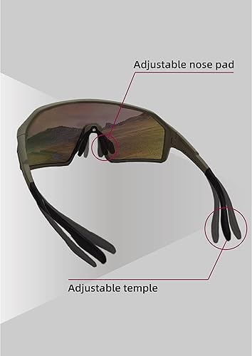 Miniatura 5 de V-SUP Outdoor Lightweight Sport Sunglasses - UV400 for Biking, Baseball, Running, Cycling, Mountain Bicycle for Men & Women