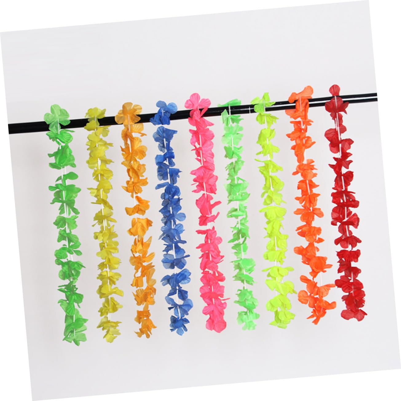 Toyvian 42pezzi Collana di Fiori Hawaiana di Ghirlanda di Simulazione per Feste Tropicale Luau Decorazione Accessorio Comodo da Indossare e Trasportare Stili multipli