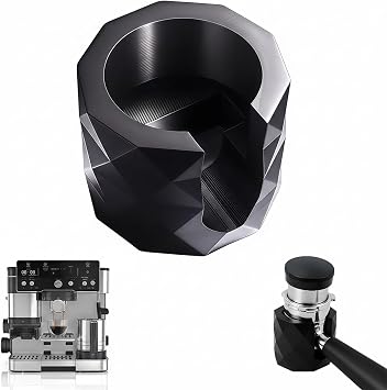 Ninja Luxe Cafe Espresso Tamping Base, Professional Portafilter Holder Support for ES601 ES655 ES701, Universal 51-58mm Matte Non-Slip Stability Station