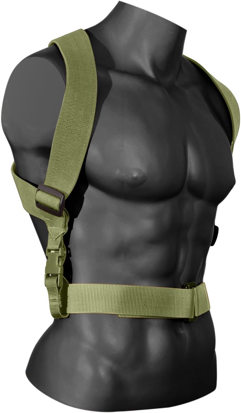 Rothco Tactical Suspenders - Comfortably Support Belt Mounted Gear for Tactical and Outdoor Activities