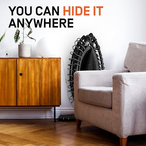 Miniatura 3 de Trampolín de fitness para adultos y niños, trampolín de ejercicio de rebote interior para entrenamiento, fitness para entrenamiento de rebote