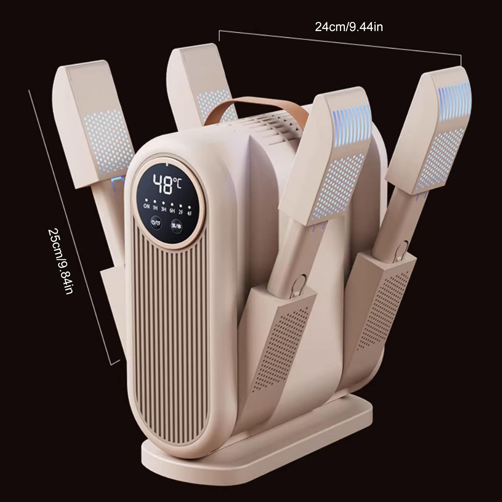 Asciugacapelli portatile | Deodorante sicuro per tacchetti con timer intelligente - Asciugatrice per scarpe riscaldata per stivali, per viaggi, sci, vacanze, borse, biancheria, calze