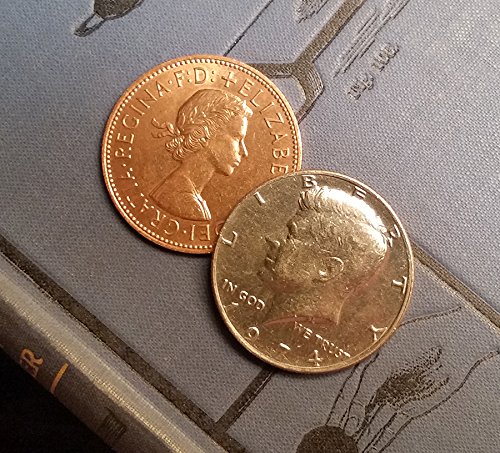 Copper and Silver ½ Dollar, pièce de magie close-up et illusionnisme professionnel