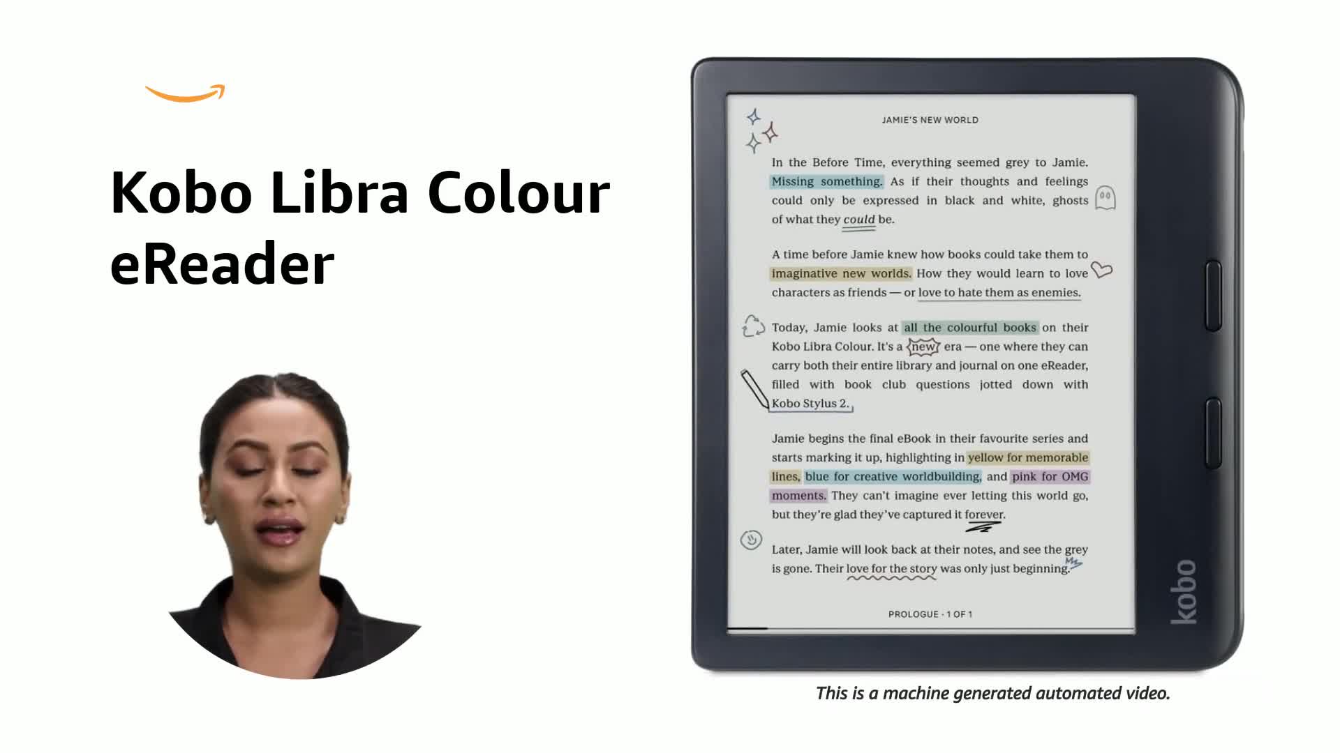Kobo Libra Colour | eReader | 7  Glare-Free Color E Ink Kaleido  3