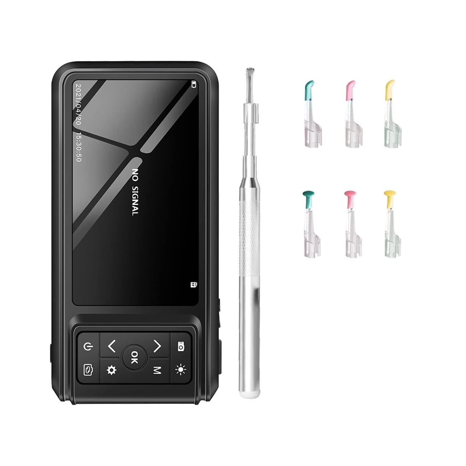 Wireless Endoscope 4.5 Inches Screen 1080P HD Ear Scope Endoscope Ear Cleaner 3.9mm Digital Otoscope With 2500mAh Rechargeable Battery 16GB SD Inspection Mirrors Measuring Tools