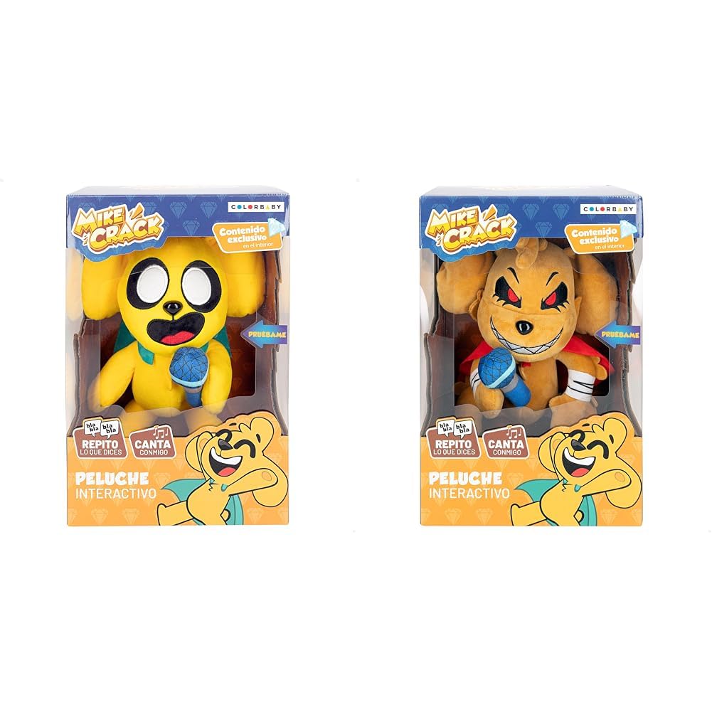 ColorBaby Mikecrack, Peluche Interactivo, Perro Mike, con música, Grabación y reproducción de Voz & Mikecrack, Peluche Interactivo, Perro Mike.Exe, con música