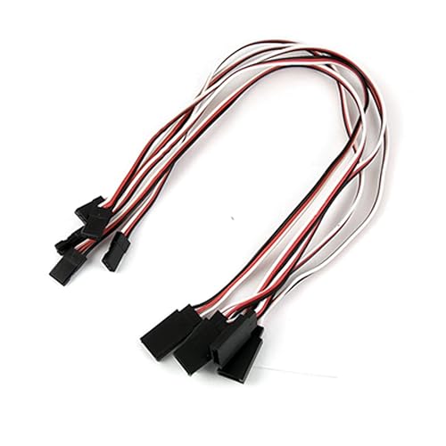 Cable de extensión servo de control remoto de 5 piezas (5 piezas de cable de extensión de servo de control remoto)