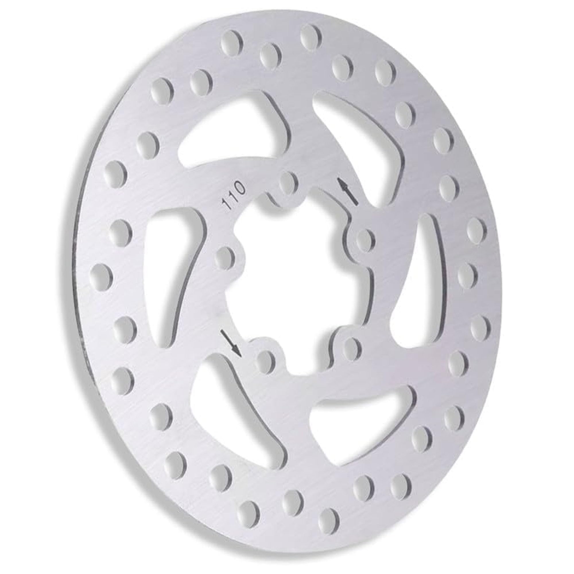 GYL Scooter Brake Disc, 110mm Electric Scooter Brake Disc Rotor Pad 5 Holes Replacement for M365 Pro Pro 2 Niu Kqi3 Pro Brake Disc Electric Scooter