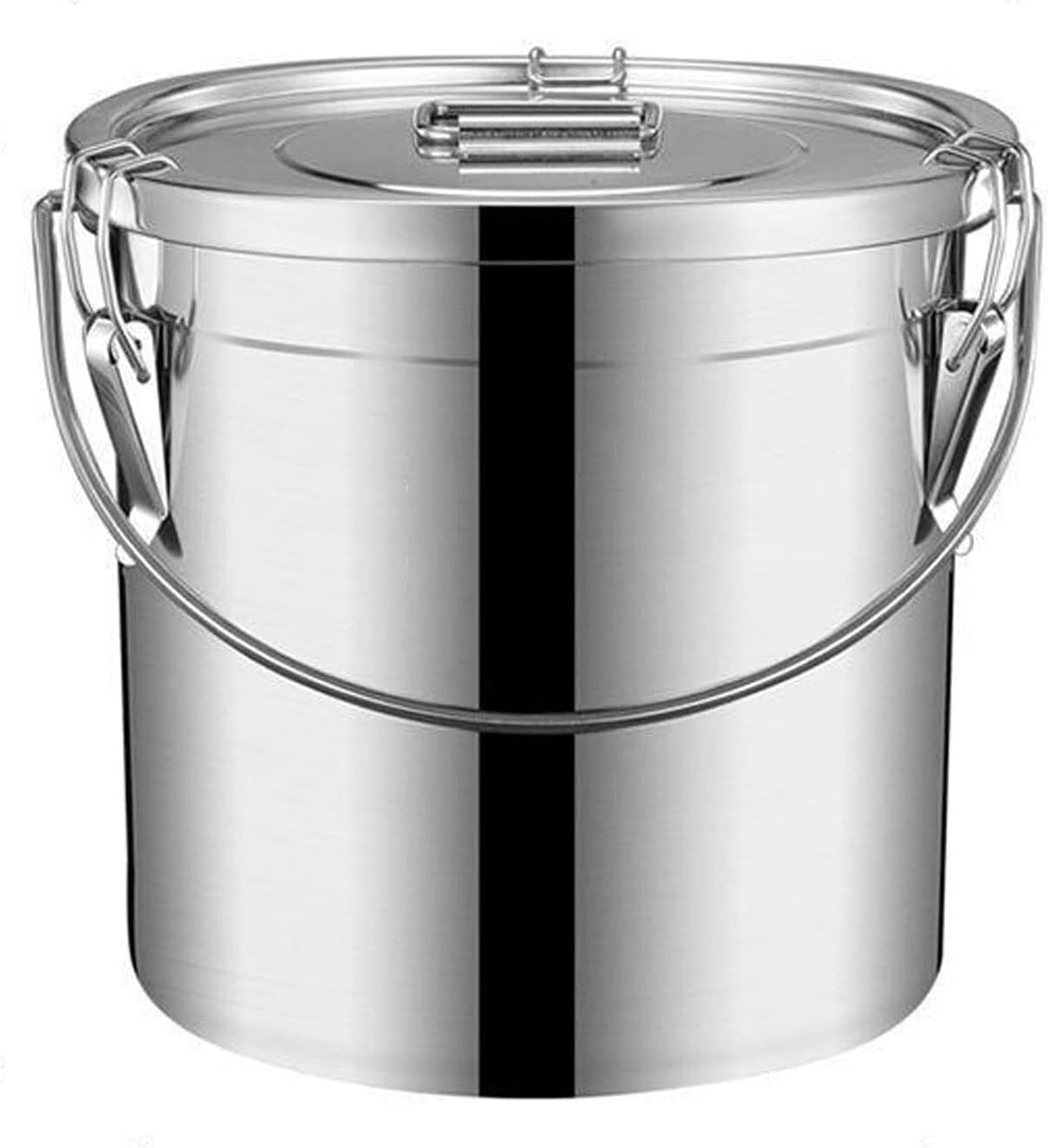 Cubo para fermentación de vino y almacenamiento de líquidos 6 L acero