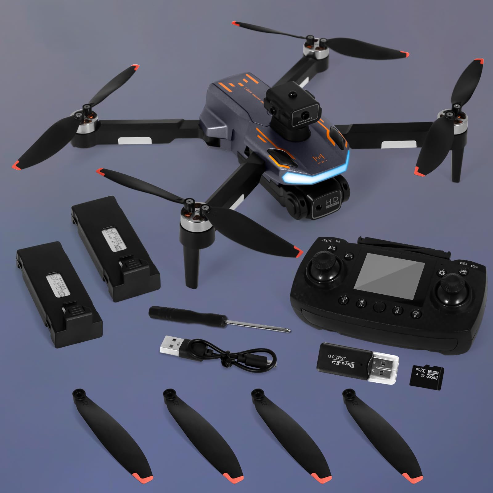Drone z kamerą 4K EIS, 62 minuty lotu, poniżej 249 g, transmisja FPV 4KM, maks. 16 m/s, Follow-Me/Return, Quadrocopter RC dla początkujących i dorosłych
