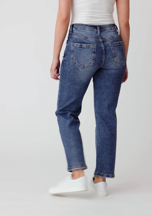 kensie Jeans for Women The Ella Vintage Straight High-Rise