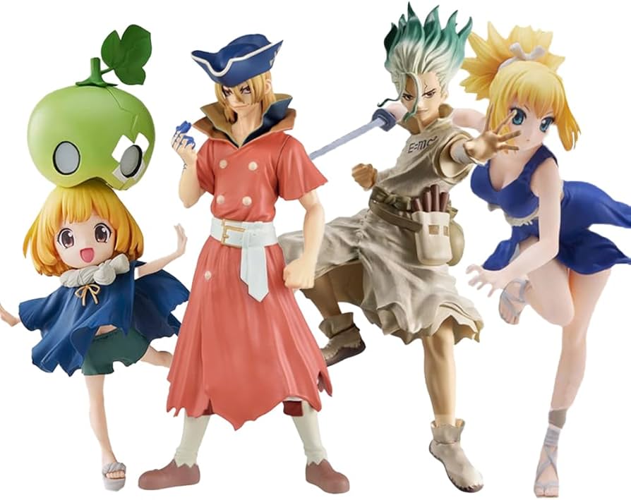 Amazon.co.jp: アニメドクターストーンフィギュアデスクトップ装飾品