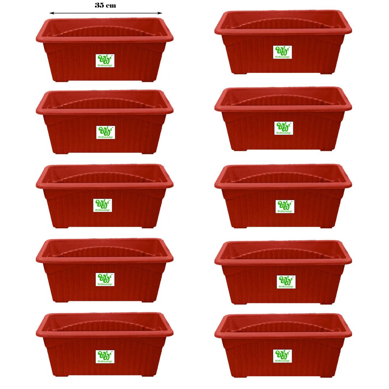 See full amazon price history chart for Winwoods agri 14 inch Rectangular Pots/Planter/Plant Container/gamla ( Brown ) Pack of 10 Winwoods agri 14 inch Rectangular Pots/Planter/Plant Container/gamla ( Brown ) Pack of 10 (B0B15NY42Z) Amazon Price History, Amazon Price Tracker