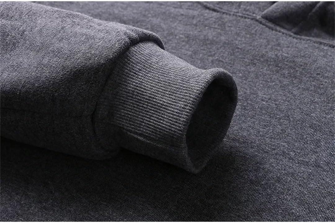 Hgvcfcv Felpa con cappuccio casual da uomo e donna, abbigliamento sportivo, tinta unita, pullover + pantaloni, tuta alla moda autunno inverno